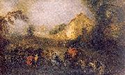 WATTEAU, Antoine The Burdens of War china oil painting reproduction